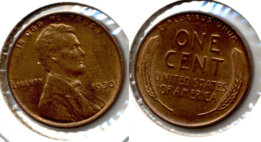 1930 Lincoln Cent MS-63 Brown b
