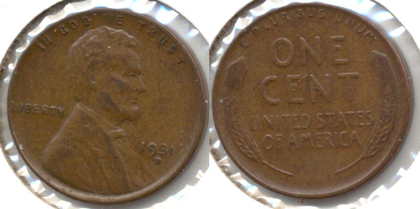 1931-D Lincoln Cent AU-50 j