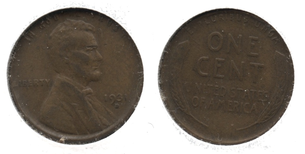 1931-D Lincoln Cent EF-40 #k