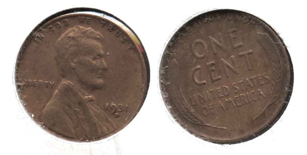 1931-D Lincoln Cent EF-40 #n Cleaned