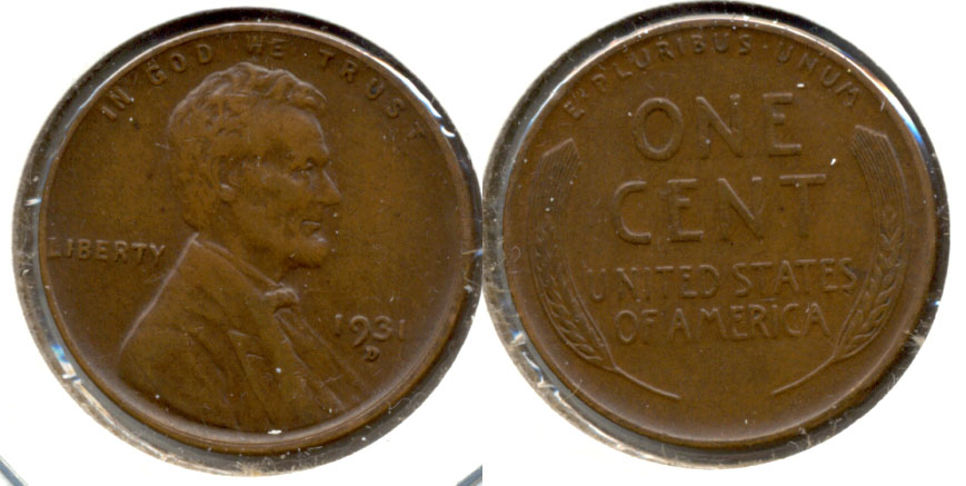 1931-D Lincoln Cent EF-45 a