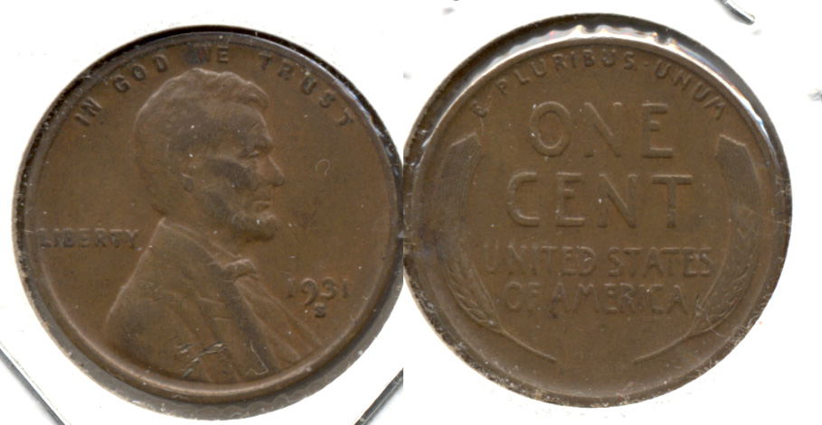 1931-S Lincoln Cent VF-20 c