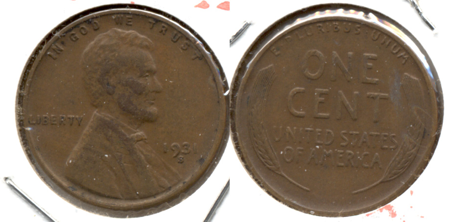 1931-S Lincoln Cent VF-30 c