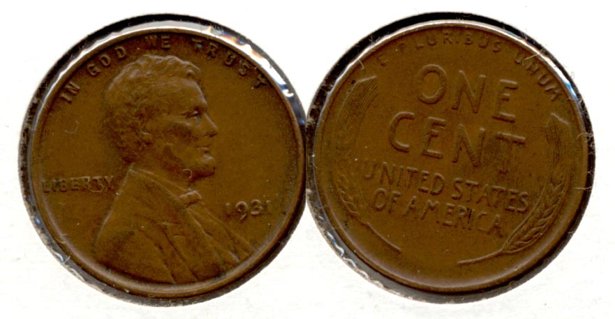 1931 Lincoln Cent AU-55