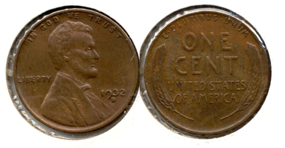 1932-D Lincoln Cent AU-50 b Questionable Color