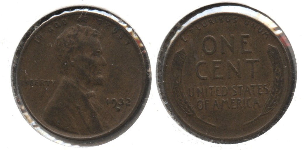 1932-D Lincoln Cent AU-50 #d