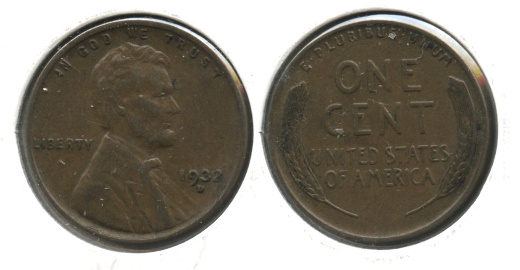 1932-D Lincoln Cent AU-50 #i