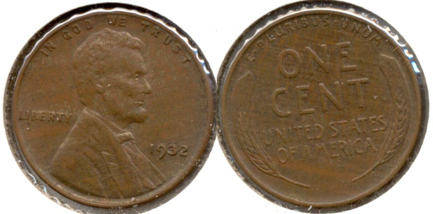1932 Lincoln Cent AU-50