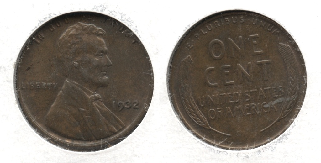 1932 Lincoln Cent AU-50 #c