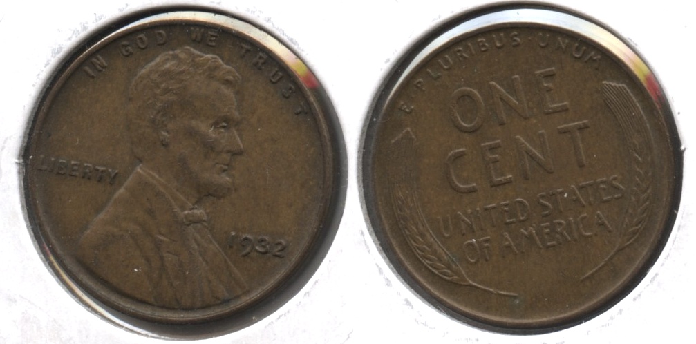 1932 Lincoln Cent AU-55