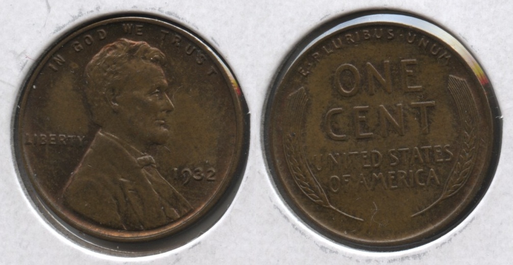 1932 Lincoln Cent MS-64 Brown #a