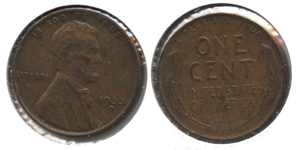 1933-D Lincoln Cent AU-50 #c