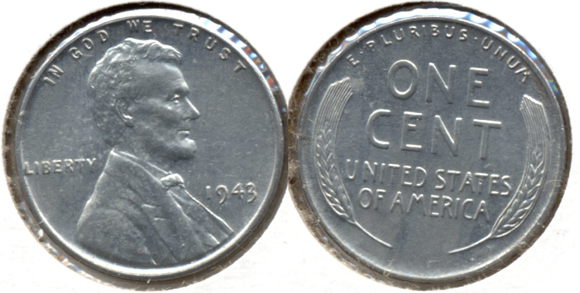 1943 Lincoln Steel Cent MS-62 a