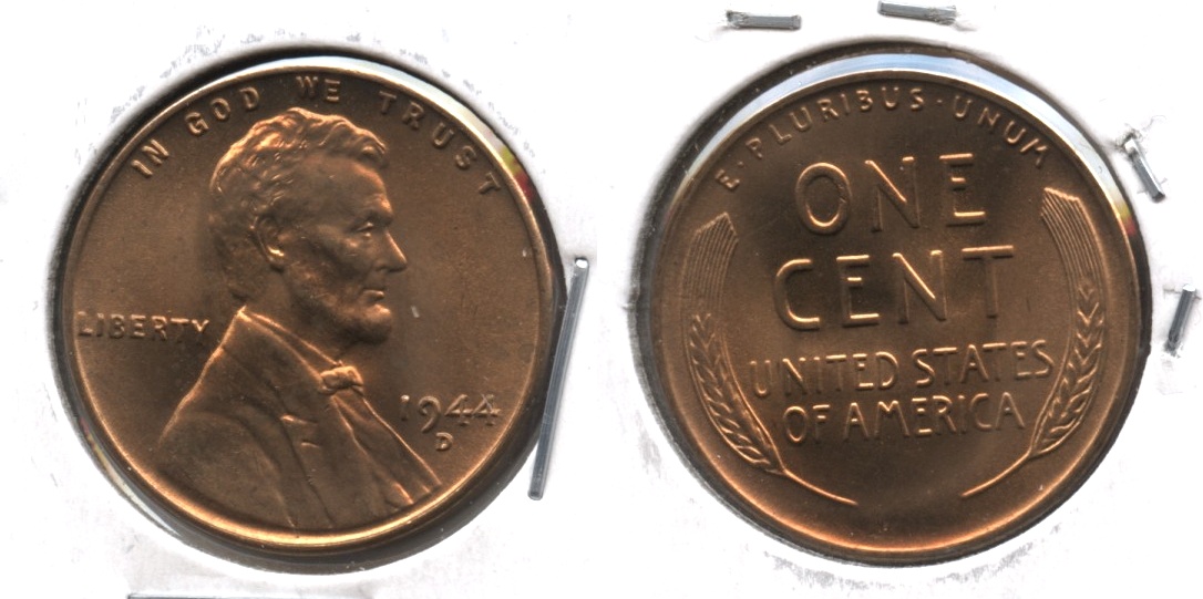1944-D Lincoln Cent MS-61 Red