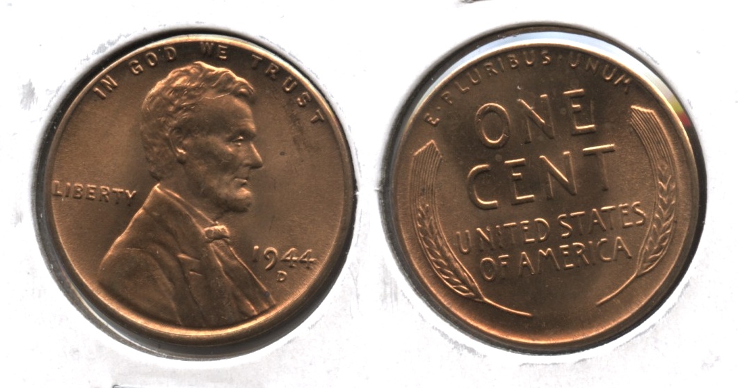 1944-D Lincoln Cent MS-63 Red