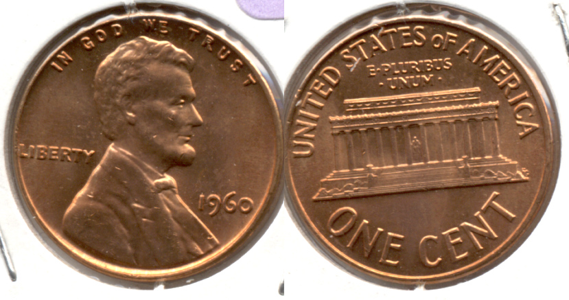 1960 Large Date Lincoln Memorial Cent Mint State