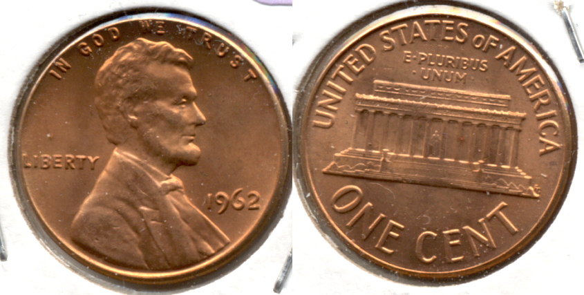 1962 Lincoln Memorial Cent Mint State