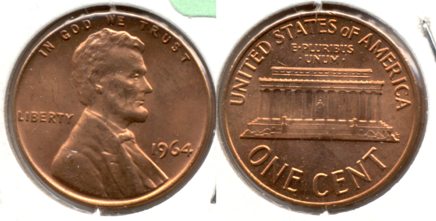 1964 Lincoln Memorial Cent Mint State