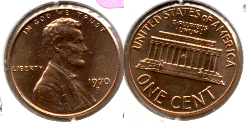 1970-D Lincoln Memorial Cent Mint State