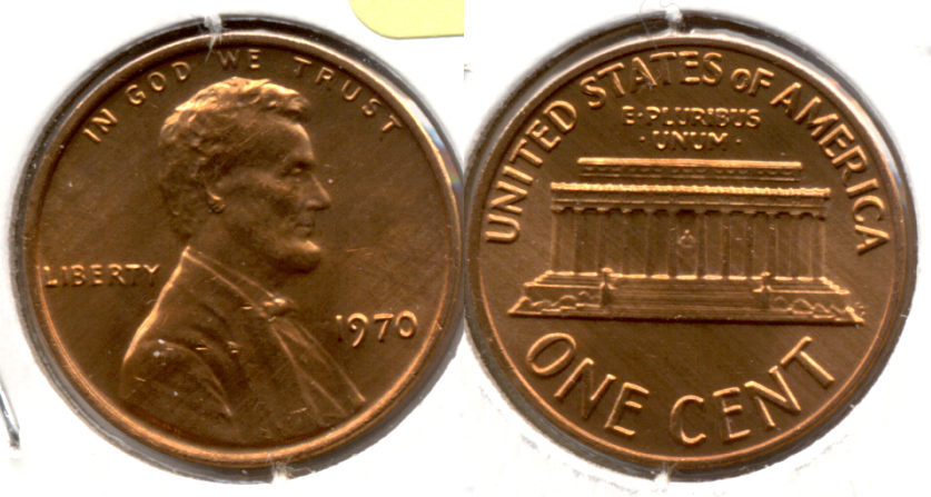 1970 Lincoln Memorial Cent Mint State
