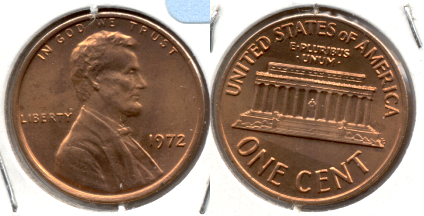 1972 Lincoln Memorial Cent Mint State