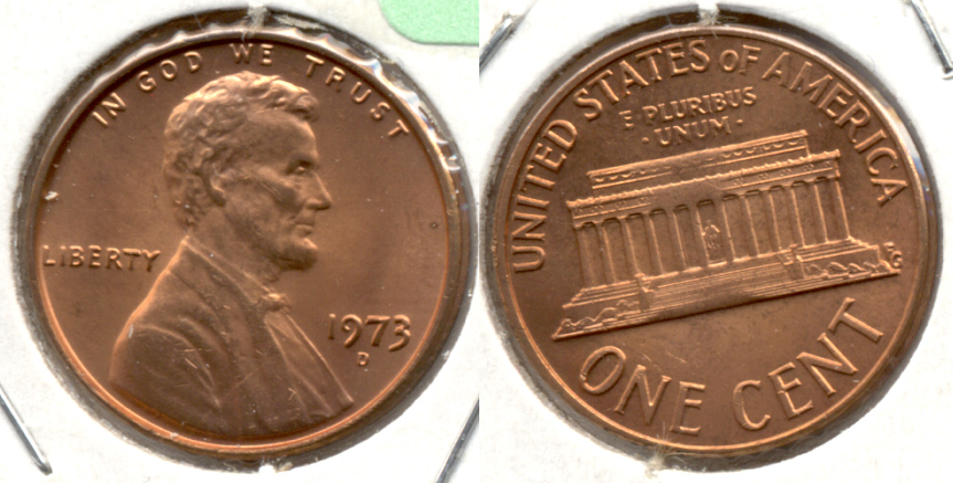 1973-D Lincoln Memorial Cent Mint State