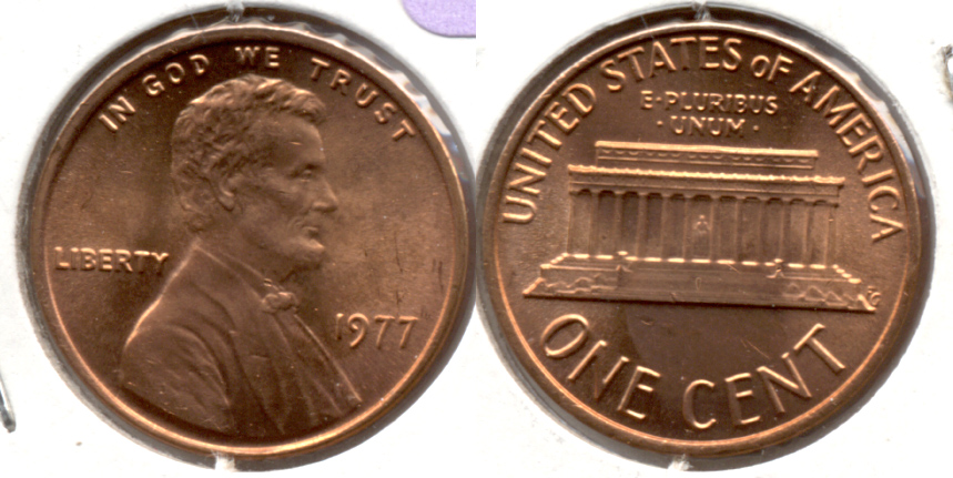 1977 Lincoln Memorial Cent Mint State
