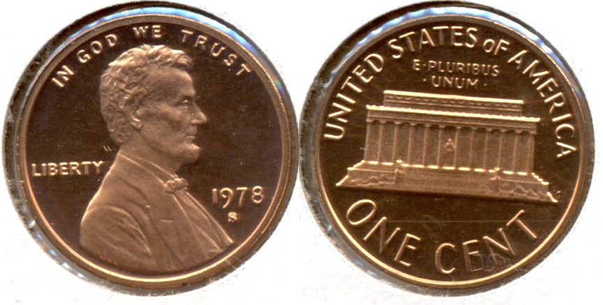 1978-S Lincoln Memorial Cent Proof