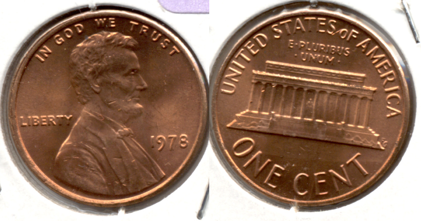 1978 Lincoln Memorial Cent Mint State