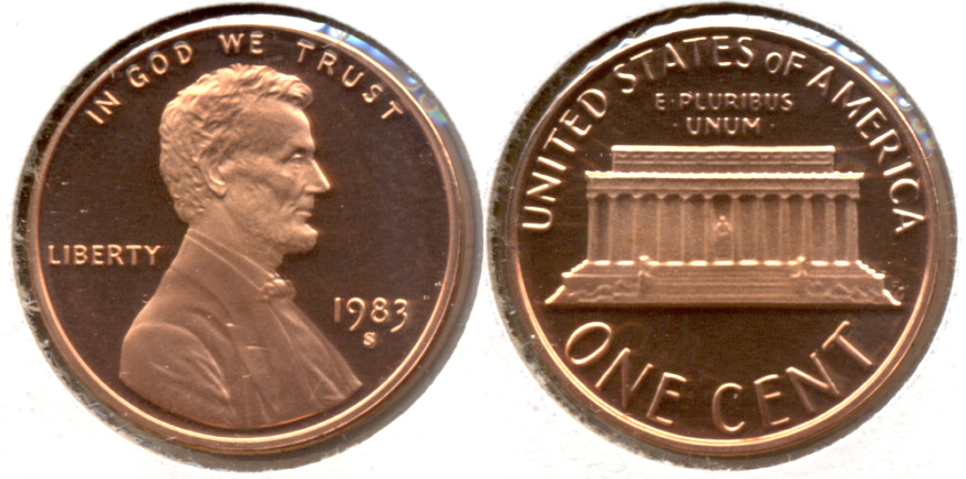 1983-S Lincoln Memorial Cent Proof