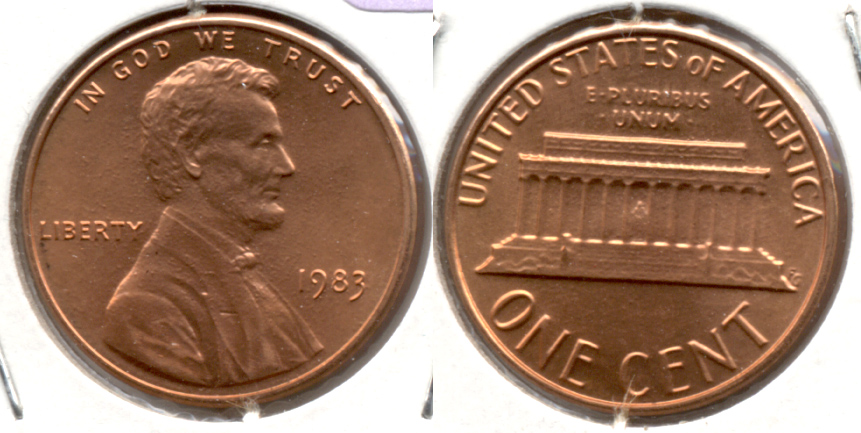 1983 Lincoln Memorial Cent Mint State