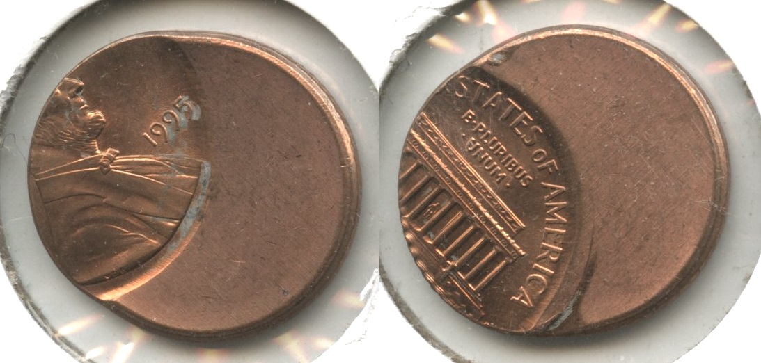 1995 Lincoln Memorial Cent Off Center
