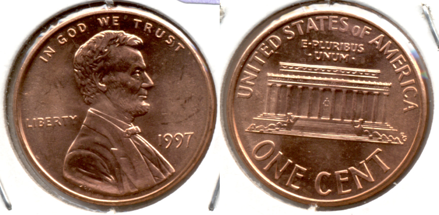 1997 Lincoln Memorial Cent Mint State