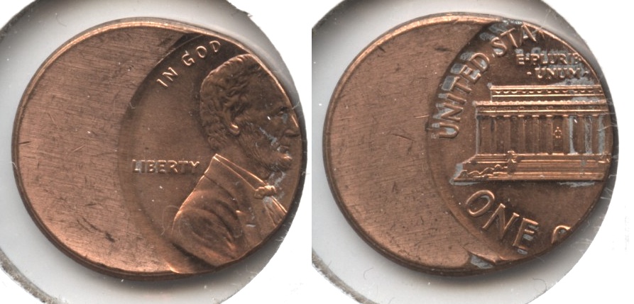 Lincoln Memorial Cent Mint State 35% Off Center #a