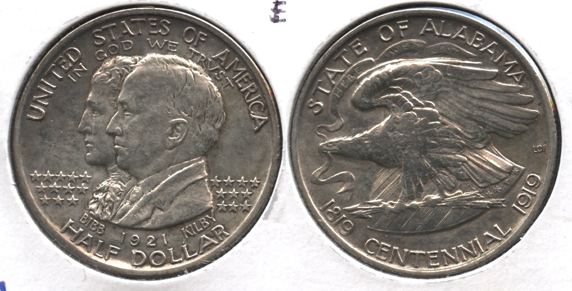 1921 Alabama Commemorative Half Dollar EF-40