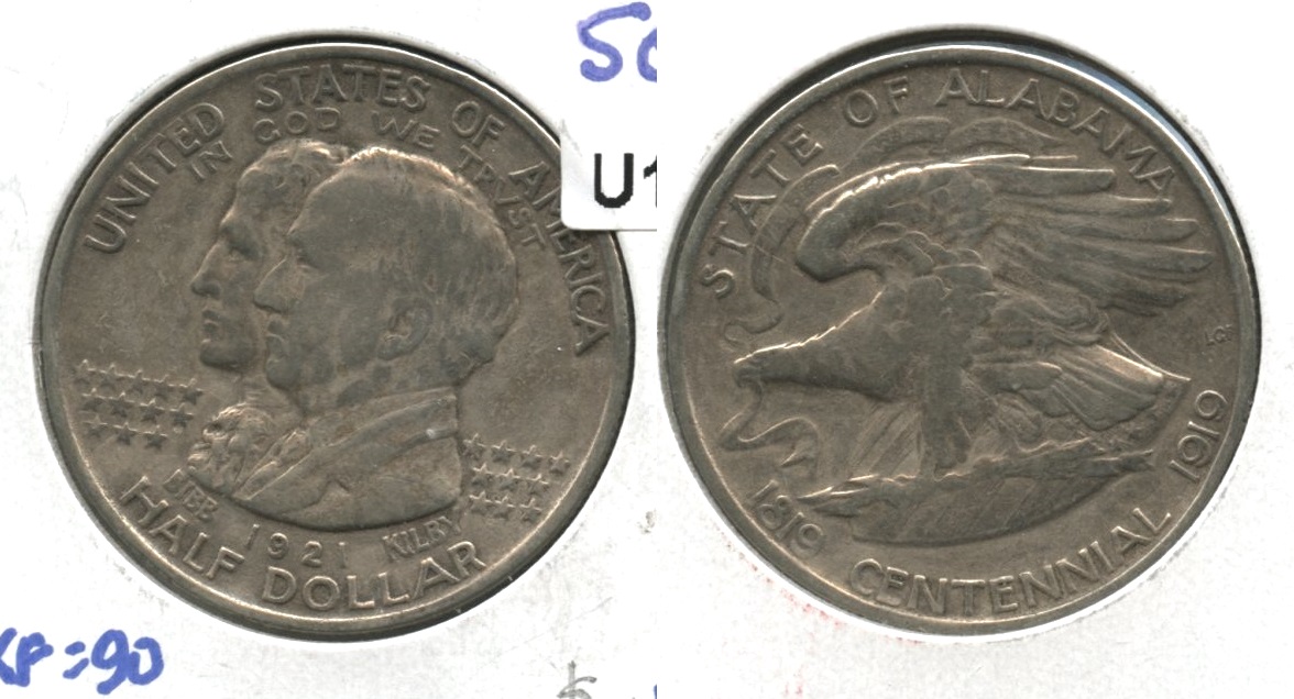 1921 Alabama Commemorative Half Dollar Fine-12