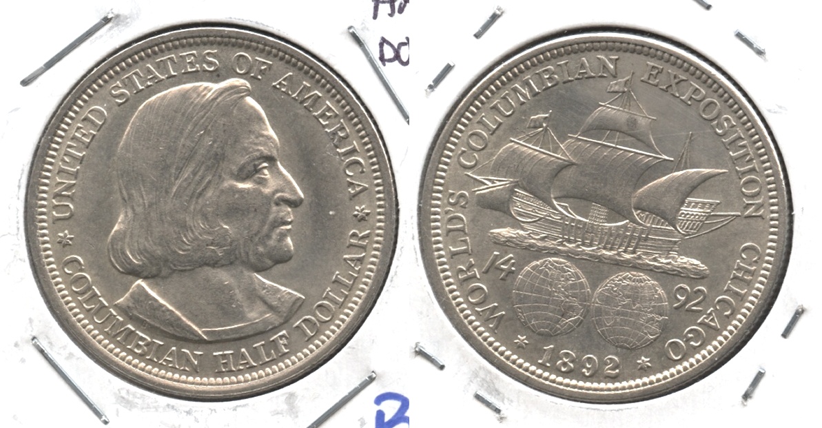 1892 Columbian Exposition Commemorative Half Dollar MS-63 #b