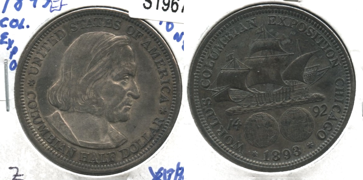 1893 Columbian Exposition Commemorative Half Dollar EF-40 #z