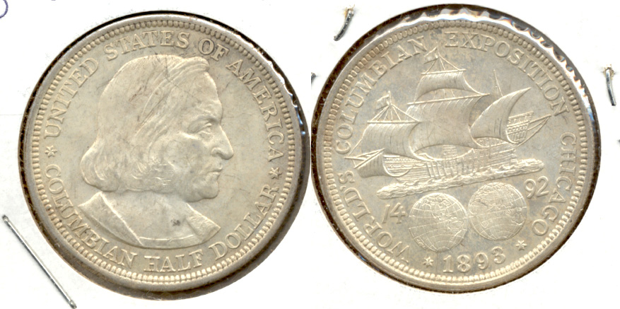 1893 Columbian Exposition Commemorative Half Dollar MS-60