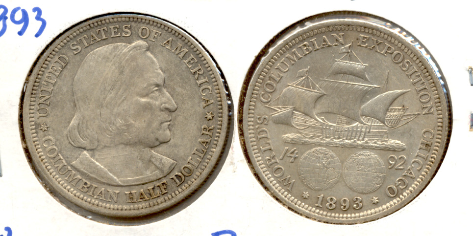 1893 Columbian Exposition Commemorative Half Dollar MS-60 a