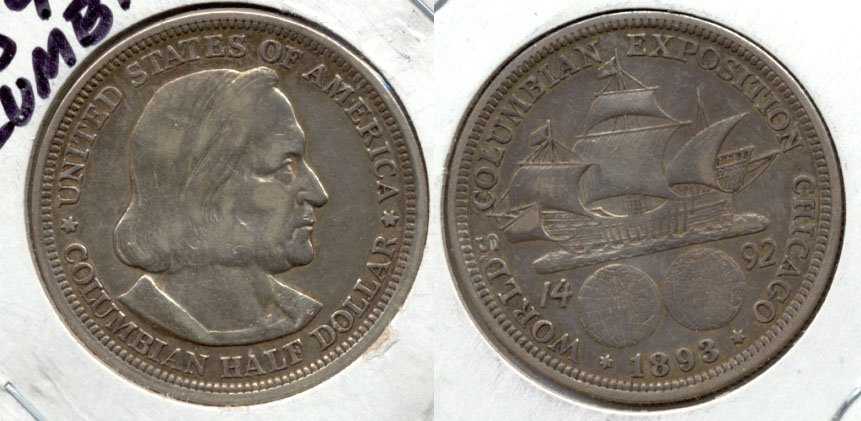 1893 Columbian Exposition Commemorative Half Dollar VF-20 c
