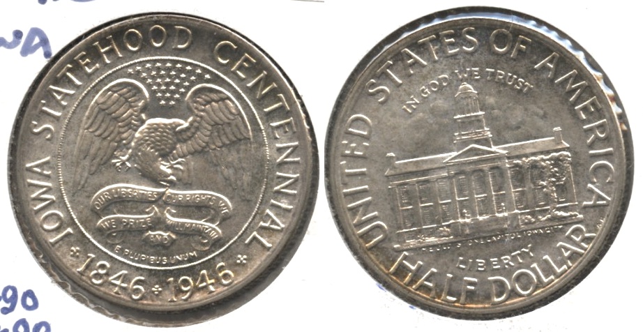 1946 Iowa Statehood Centennial Commemorative Half Dollar MS-63