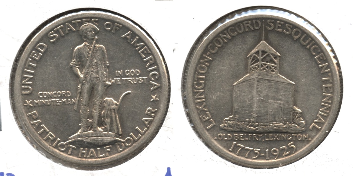 1925 Lexington Commemorative Half Dollar AU-50 #b