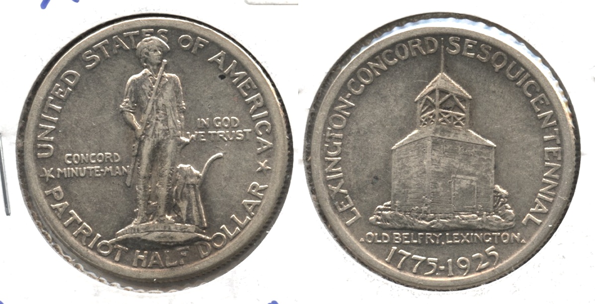 1925 Lexington Commemorative Half Dollar AU-50 #c