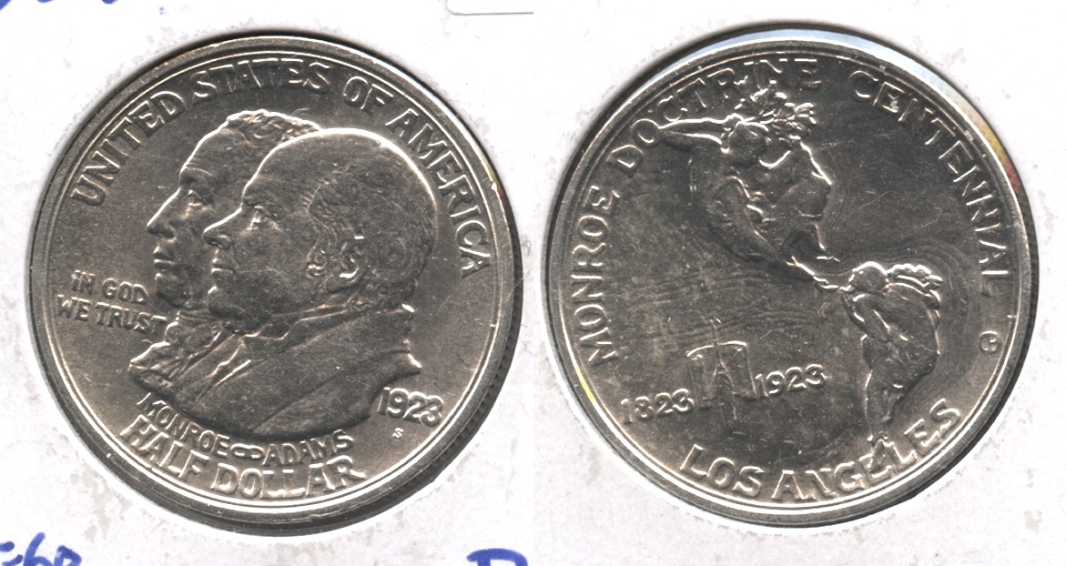 1923-S Monroe Doctrine Centennial Commemorative Half Dollar MS-60