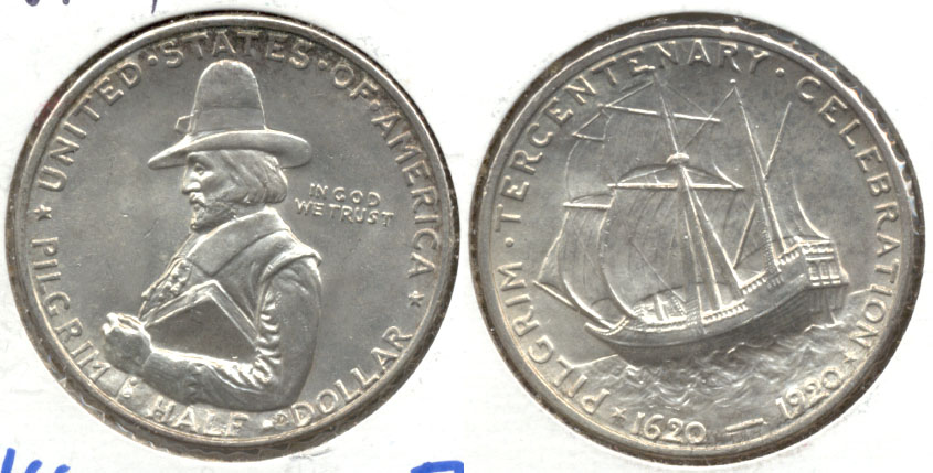 1920 Pilgrim Tercentenary Commemorative Half Dollar MS-60