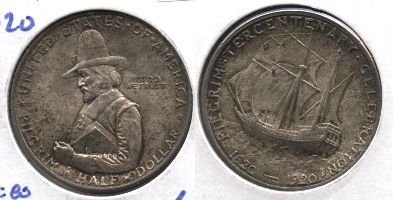 1920 Pilgrim Tercentenary Commemorative Half Dollar MS-63 #a