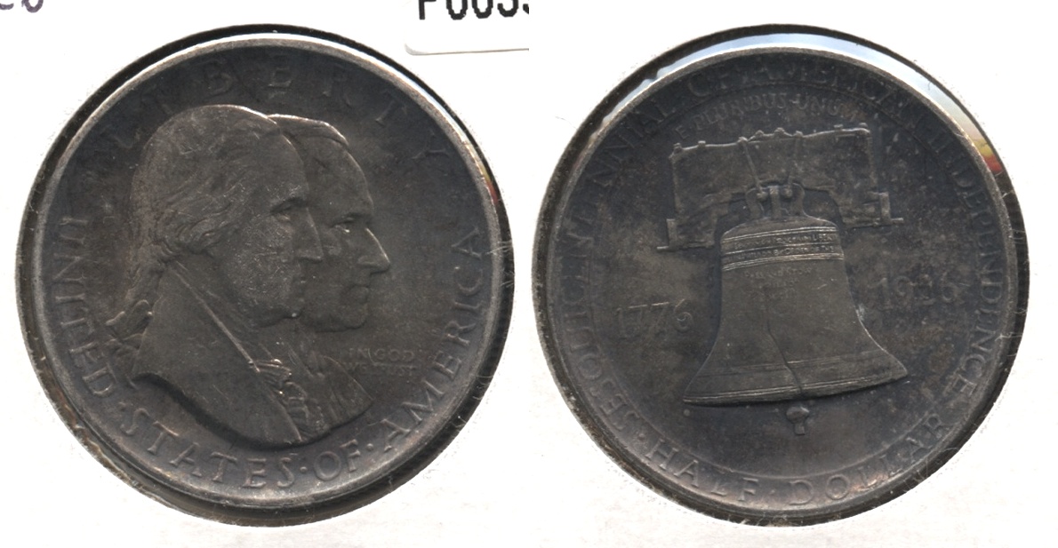 1926 Sesquicentennial Commemorative Half Dollar AU-58