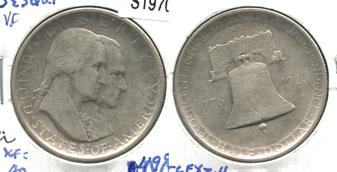 1926 Sesquicentennial Commemorative Half Dollar VF-20 #a
