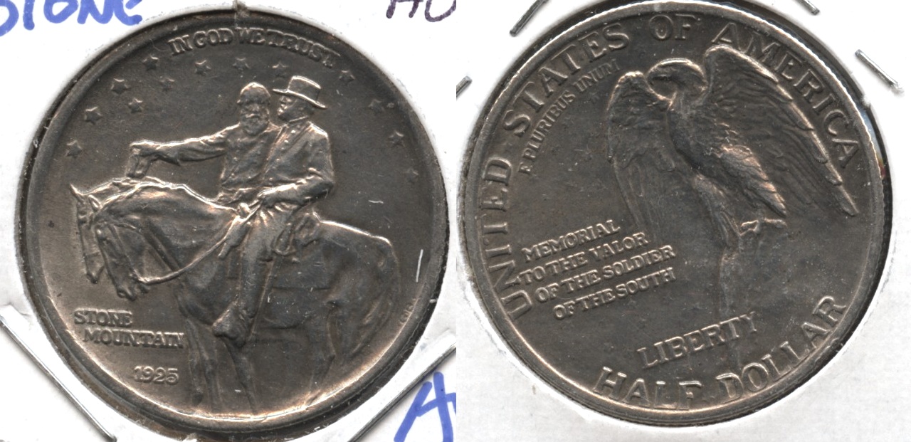 1925 Stone Mountain Commemorative Half Dollar AU-50 #a